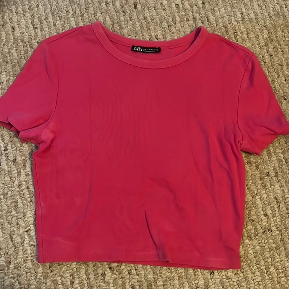 zara fuchsia women’s top - Picture 1 of 4